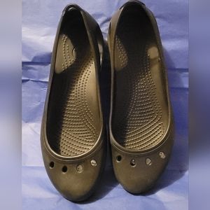 Crocs Kadee Flats, Black, 8